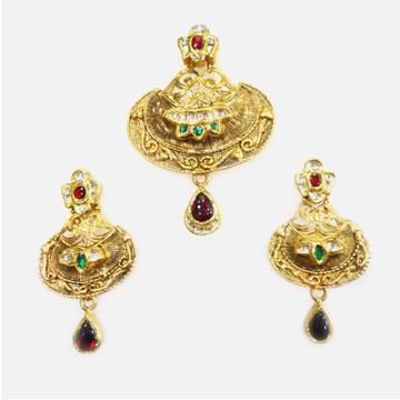 916 Gold Antique Pendant Set RHJ-1827