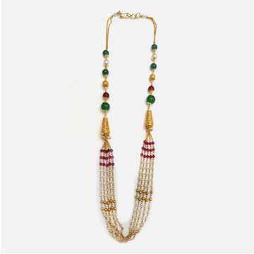 22KT Gold Antique Mala Chain RHJ - 4810