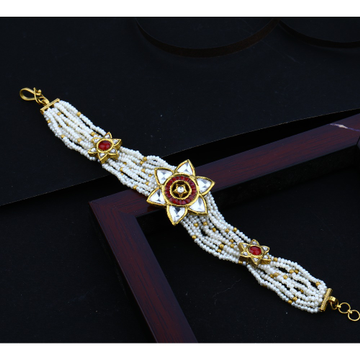 916 Hallmark Gold Unique Design Mani moti Bracelet
