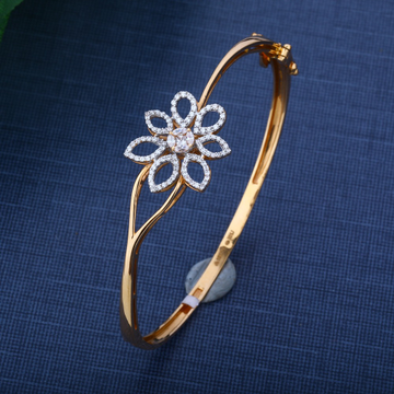 916 Gold Attractive Flower Design For Lady Bracele...