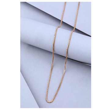 22KT Gold Hollow Box Chain 