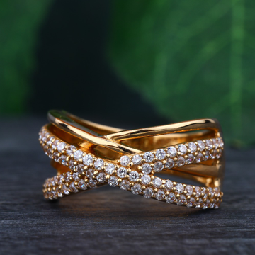 916 Gold Hallmark Trendy design Ring 