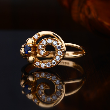 18KT Rose Gold Hallmark Elegant Ring 