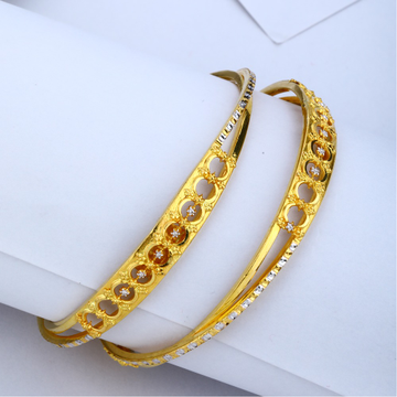 916 Gold Hallmark Copper Kadli Bangle