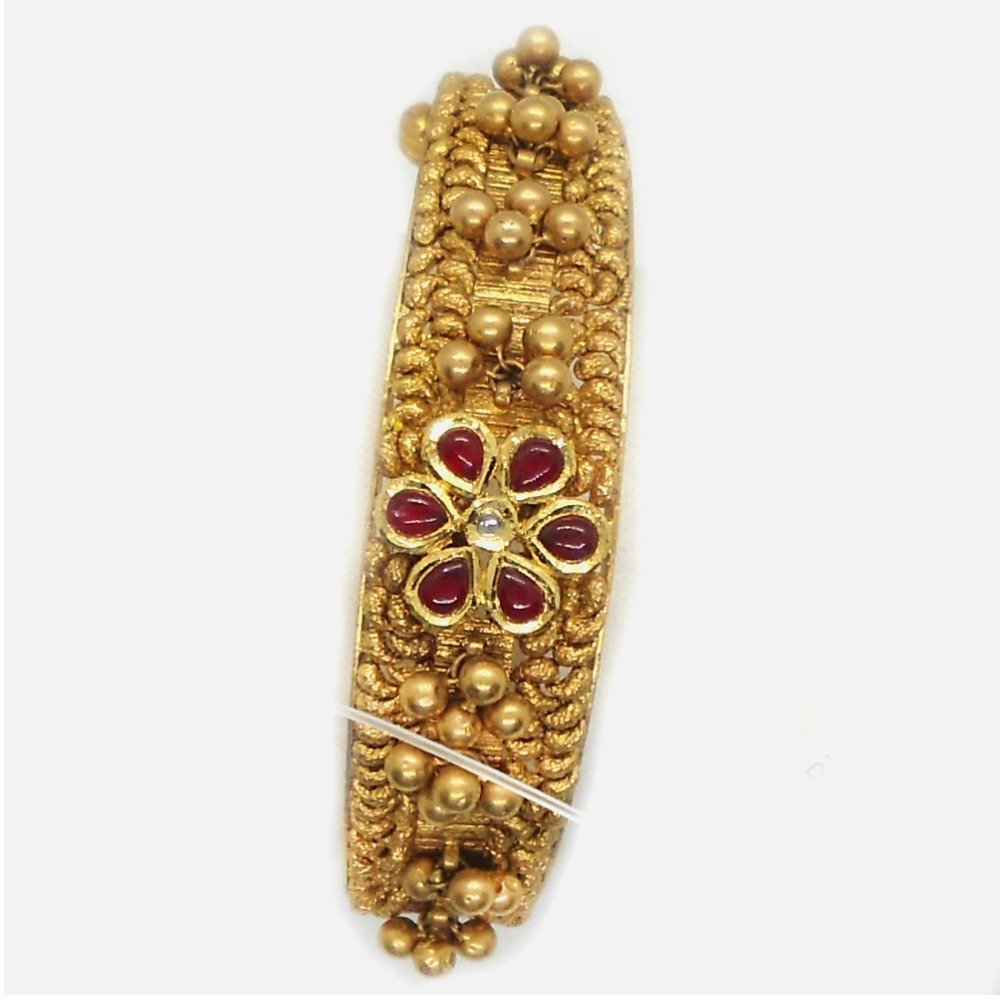 916 Gold Antique Bridal Kada RHJ-4975