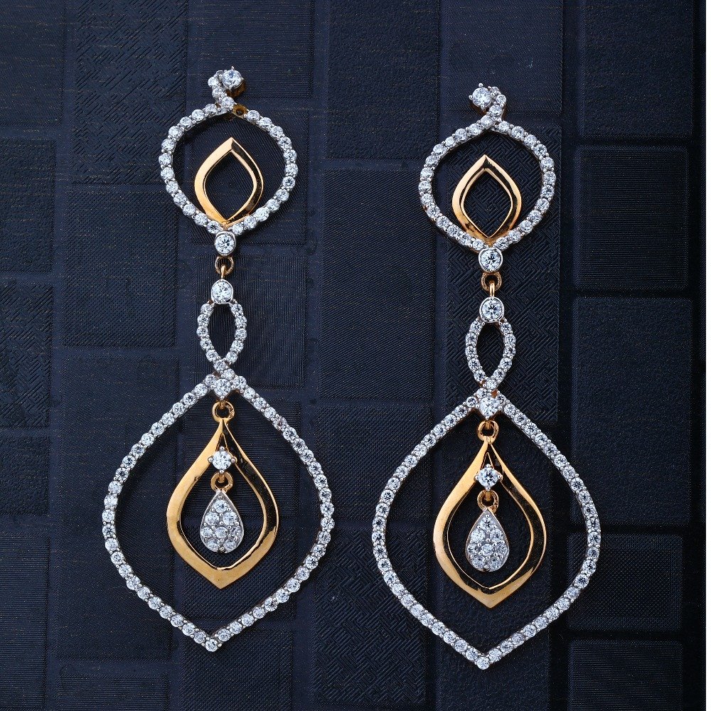 916 gold Light Weight Earring 